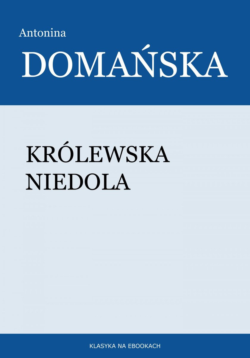 Królewska niedola - ebook epub
