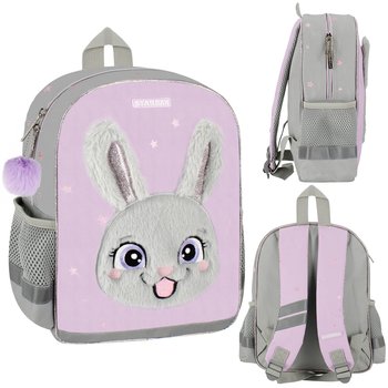 Królik liliowy plecak przedszkolny dla dziewczynki 31x25x10cm STARPAK - Starpak