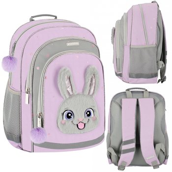 Królik liliowy plecak szkolny dla dziewczynki 40x29x20cm STARPAK - Starpak