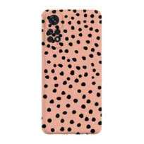 Kropki Boho - Redmi Note 11 Pro 5G Etui Matowe Brzoskwiniowy Róż [Tif 04E]