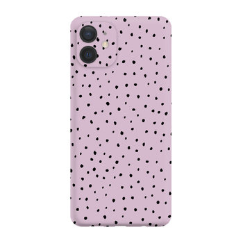 Kropki Tiny Dots  - Iphone 12 Mini Etui Matowe Fiolet [Tif 14E] - Inny producent
