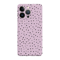 Kropki Tiny Dots  - Iphone 15 Pro Max Etui Matowe Fiolet [Tif 14E]