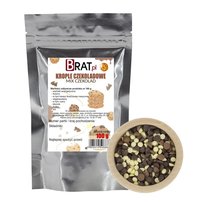 Krople czekoladowe - MIX czekolad 100g BRAT.pl