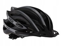 Kross, kask rowerowy VENTEGO, czarny, rozmiar M (54-58 cm), regulowany, INMOLD