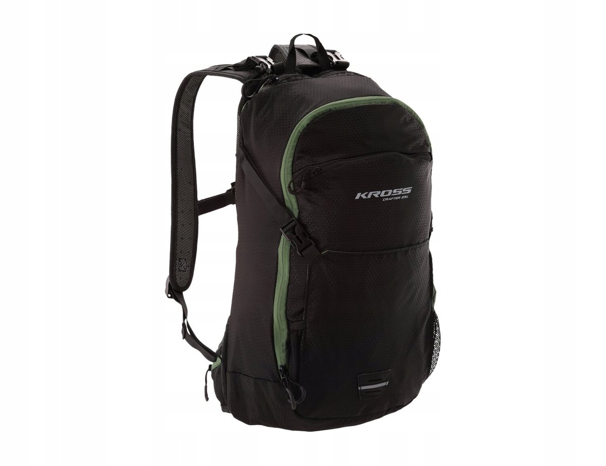 Kross, Plecak rowerowy, CRAFTER, czarny, 25L