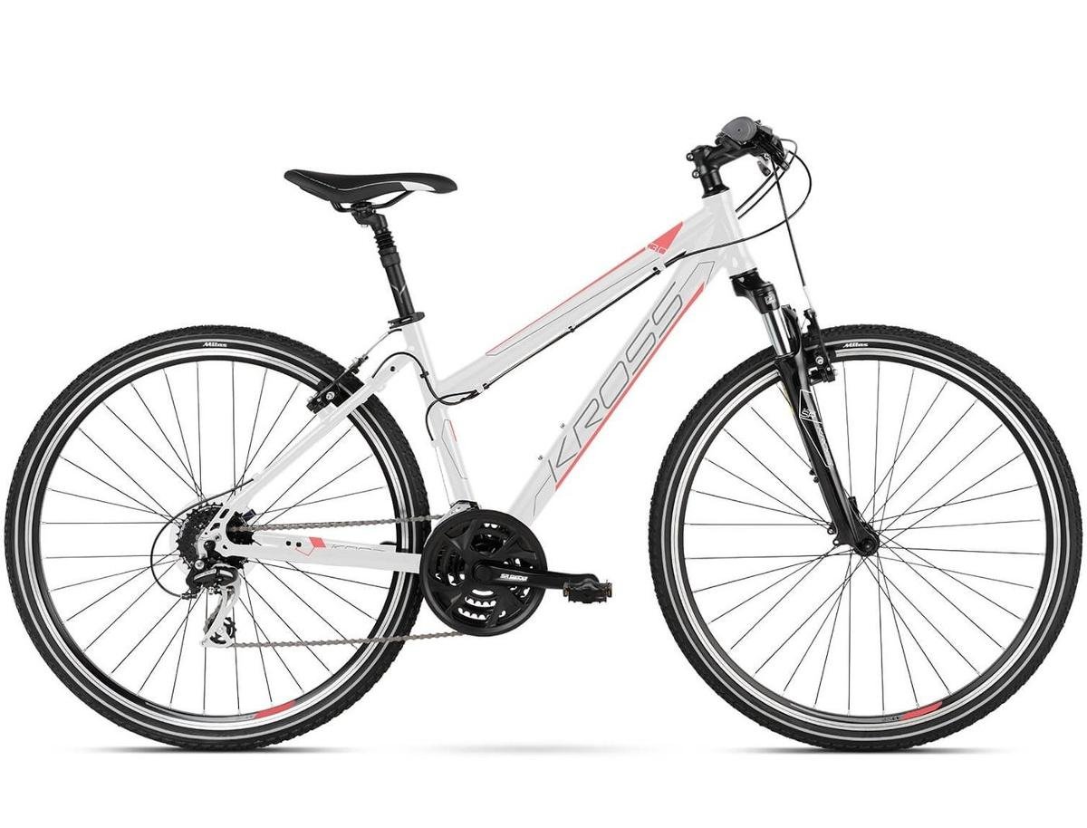 Kross, Rower crossowy damski, Evado 3.0, 28", biały Kross Sport