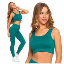 Krótki TOP DAMSKI Sportowy Prążkowany Stylowy Wygodny Biustonosz MORAJ L/XL