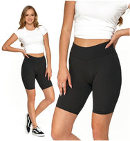 Krótkie Legginsy Kolarki Wysoki Stan Kryjące Wygodne Klasyczne MORAJ 2XL Moraj