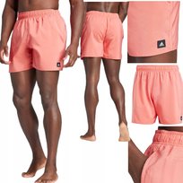 Krotkie Spodenki Meskie Adidas Solid Clx Spodenki Kapielowe Koralowy S Adidas