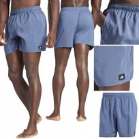 Krotkie Spodenki Meskie Adidas Solid Clx Spodenki Kapielowe Niebieski S Adidas
