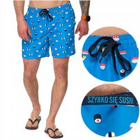 Krótkie Spodenki Męskie Na Plażę Moraj Xxl Blue