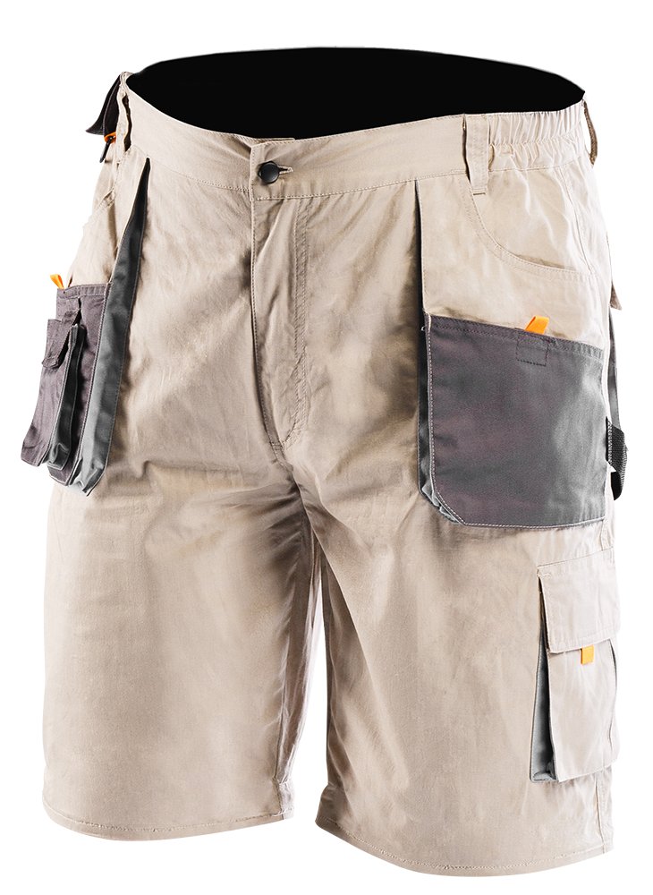 NEO TOOLS, Krótkie spodenki COTTON, rozmiar S/48, 81-330-S