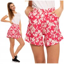 KRÓTKIE SPODENKI Szorty Damskie MORAJ Wygodne Przewiewne Wzorzyste - 3XL