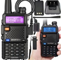KRÓTKOFALÓWKA WALKIE TALKIE BAOFENG UV-5R HT 5W RADIO POLICJA POGOTOWIE Inna marka