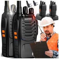 KRÓTKOFALÓWKI WALKIE TALKIE BAOFENG x2 DUŻY ZASIĘG RADIOTELEFON ŁOKI TOKI Inna marka