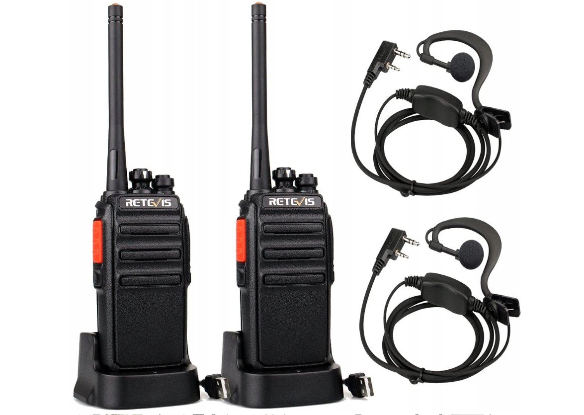 Krótkofalówki Walkie Talkie Retevis RT24V Komplet Zestaw 2 Sztuk