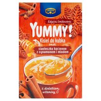 Krüger Yummy! Kisiel do kubka ciasteczko korzenne z cynamonem i miodem 30g Kruger