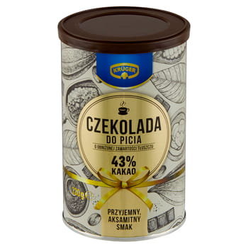 Kruger Czekolada do picia 43% kakao, puszka 220g - Kruger