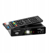 Kruger&Matz KM0550D Tuner TV dekoder cyfrowy TV DVB-T2 z pilotem