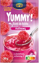 Kruger YUMMY Kisiel do kubka malinowy 30g Kruger