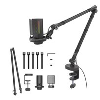 KRUX Epic 1000 mikrofon USB zestaw ramię kosz popfiltr Krux