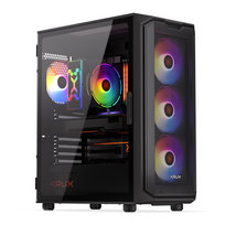 KRUX Orona Obudowa do komputera PC + 4 wentylatory RGB czarna Krux