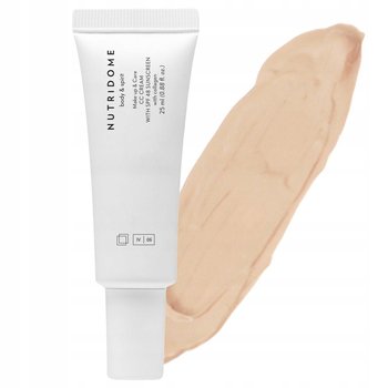 Kryjący krem do twarzy CC SPF 48 z kolagenem i naturalnymi olejami 02 Light Beige Nutridome - Nutridome
