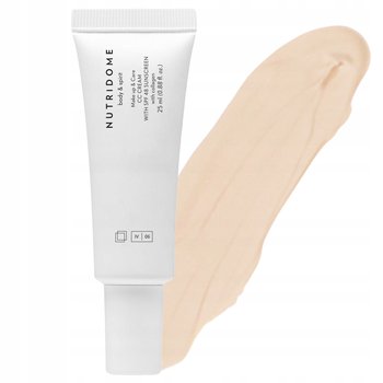 Kryjący krem do twarzy CC SPF 48 z kolagenem i olejami 01 Vanilla Nutridome - Nutridome