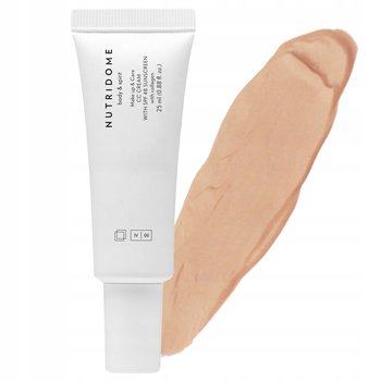 Kryjący krem do twarzy CC SPF 48 z kolagenem i olejami 03 Beige Nutridome - Nutridome