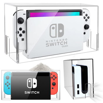 Krystaliczne etui box ochronny do Nintendo Switch i Nintendo Switch OLED HAC-001 HAC-001-01 HEG-001 - Vortex