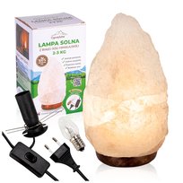 Kryształ lampa solna 2-3 kg himalajska lampa na biurko upominek jonizator