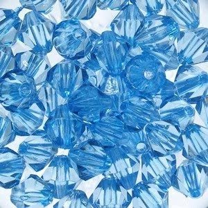 Kryształki Okrągłe Błękit 14Mm 8Szt - Inna marka