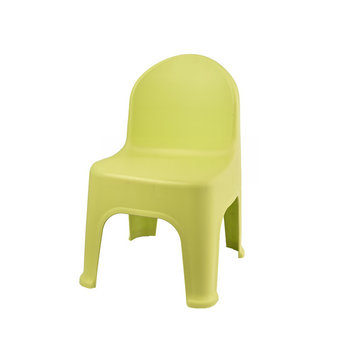 Krzesełko dla dziecka plastikowe z oparciem krzesło dziecięce zielone - R70
