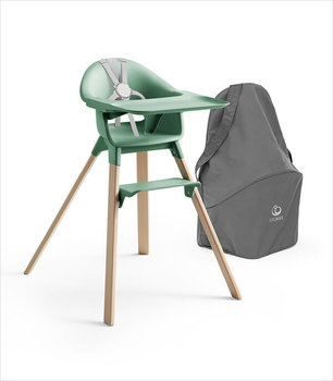 Krzesełko do karmienia Stokke Clikk Clover Green + Torba podróżna - Stokke