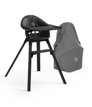 Krzesełko do karmienia Stokke Clikk Midnight Black + Torba podróżna - Stokke