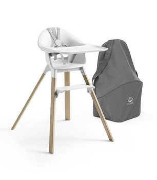 Krzesełko do karmienia Stokke Clikk White + Torba podróżna