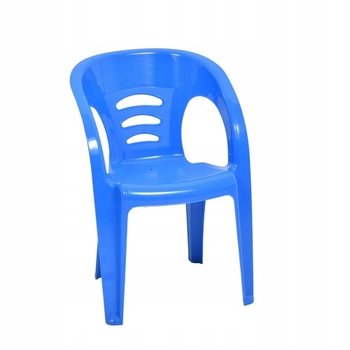 Krzesełko dziecięce fotelik dla dzieci stołek dziecięcy krzesło dla dzieci niebieskie - OŁER