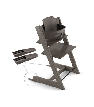 Krzesełko Stokke Tripp Trapp Hazy Grey Baby Set - Stokke