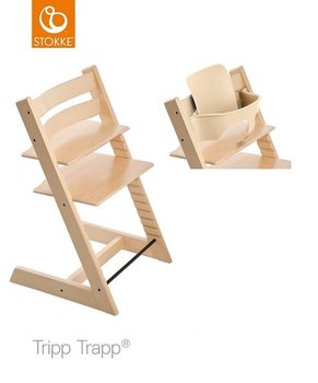 Krzesełko Stokke Tripp Trapp Natural + Baby Set - Stokke
