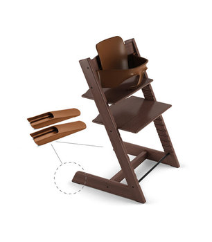 Krzesełko Stokke Tripp Trapp Walnut Brown Baby Set - Stokke