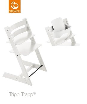 Krzesełko Stokke Tripp Trapp White + Baby Set - Stokke