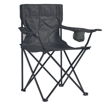 Krzesełko wędkarskie czarne 52 x 82 x 82 cm PATIO - Patio