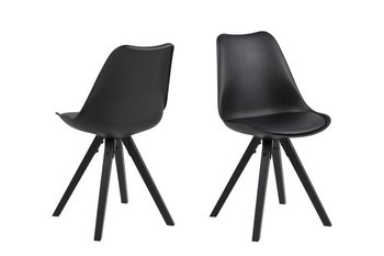 Krzesła ACTONA Dima, czarne, 44x42x85 cm, 1 szt. - Actona