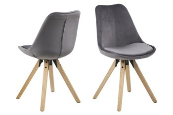 Krzesła ACTONA Dima, szare, 44x42x85 cm, 1 szt. - Actona
