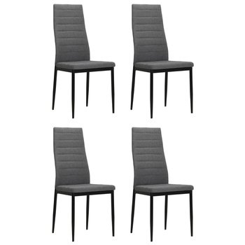 Krzesła do jadalni vidaXL tapicerowane tkaniną, 4 szt., 43x44x96cm - vidaXL