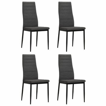 Krzesła do jadalni vidaXL tapicerowane tkaniną, 4 szt., 43x44x96cm - vidaXL