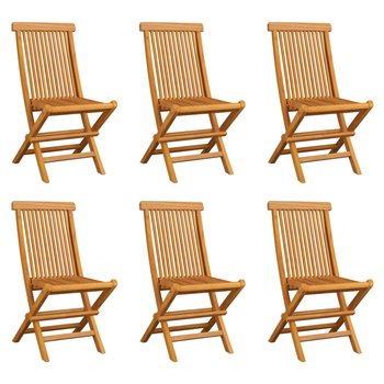 Krzesła ogrodowe składane VIDAXL, 47x60x89 cm,  6 szt.  - vidaXL