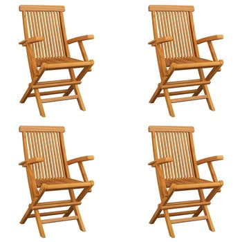Krzesła ogrodowe składane VIDAXL, 55x60x89 cm, 4 szt. - vidaXL