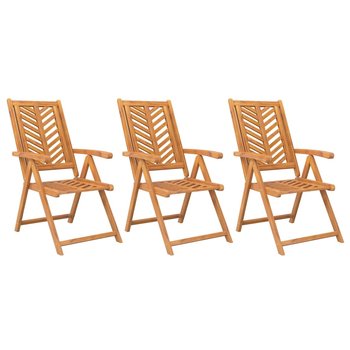 Krzesła ogrodowe z drewna akacjowego, 57x72x84/90/ - Zakito