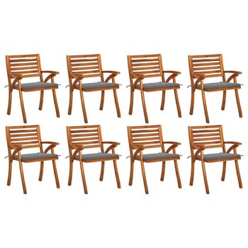 Krzesła ogrodowe z drewnem akacjowym, 59x59x87 cm, - Zakito